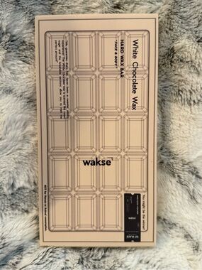 Wakse White Chocolate Hard Wax Bar - Cream Hair Removal Wax